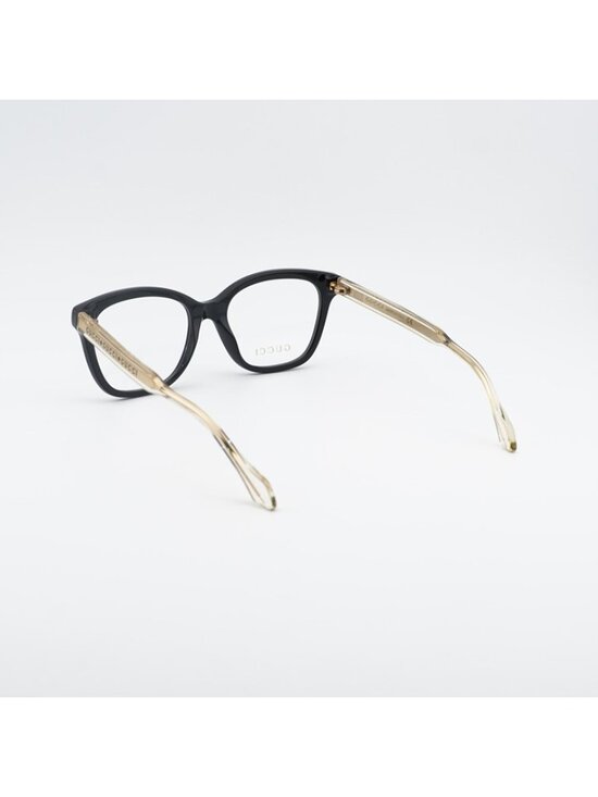Gucci GG0566O 001 Eyeglasses Black 52mm Square Frame main image 5